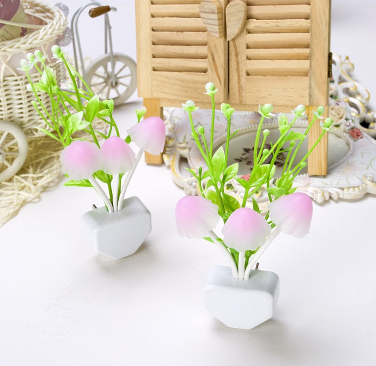 LED mushroom night light