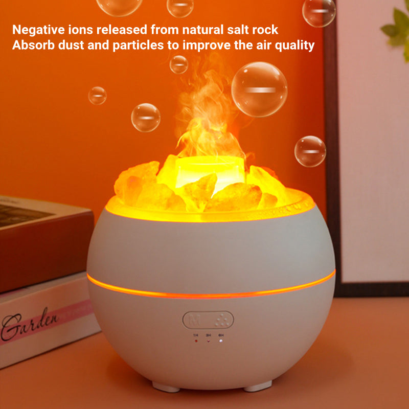Himalayan salt flame diffuser