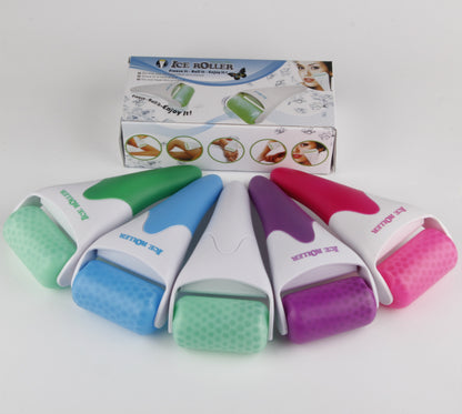 ice roller for face under eye puffiness relief ice roller device