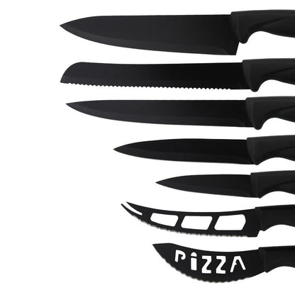  17-piece stainless steel knife setmulti purpose cooking knife set stainless steel