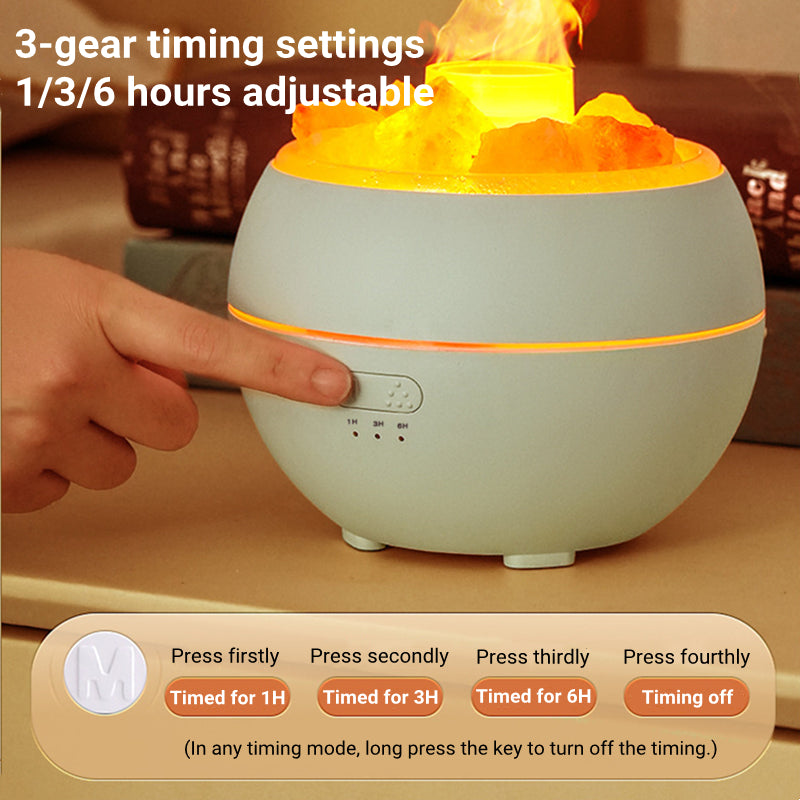 Himalayan salt flame diffuser