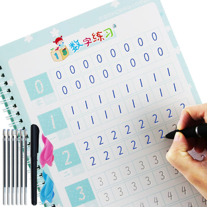 magic grooved practice copybook for kids