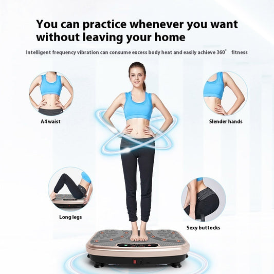 vibration fitness plate machine body shaping exercise vibration platform machine